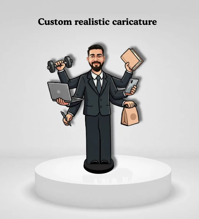 custom realistic caricature