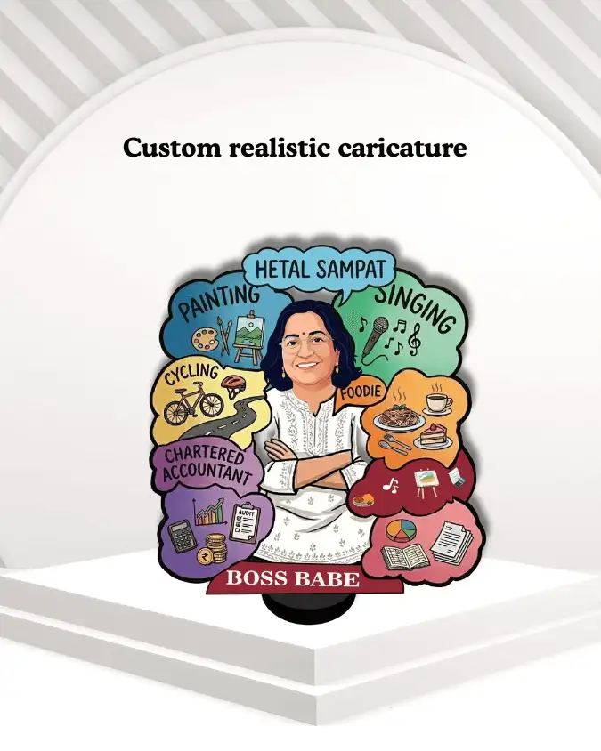 custom realistic caricature