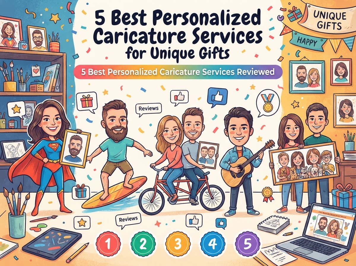 5 Best Personalized Caricature Services Reviewed Illustration
